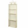 banapoy Over-the-Door Stuffed Animal Organizer with 4 Clear Pockets view 2