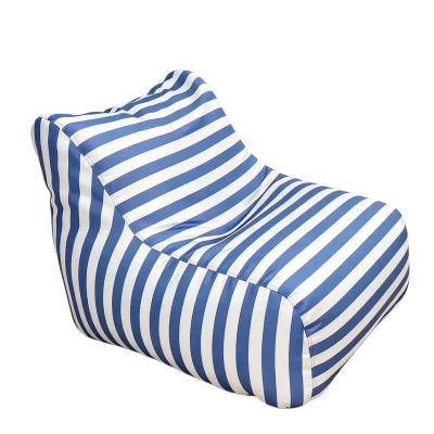 K5d1P9m7 Bean Bag Chair with Backrest, Lazy Sofa, Outdoor Lounge Chair, Portable, Blue
