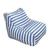 K5d1P9m7 Bean Bag Chair with Backrest, Lazy Sofa, Outdoor Lounge Chair, Portable, Blue view 1
