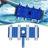14-Inch Swimming Pool Vacuum Head with Brushes and Wheels, Flexible Weighted Design for Concrete and In-Ground Pools, Standard 1.25-Inch Pole view 2