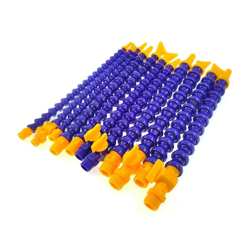 6-Piece Flexible Plastic Coolant Hose, 600 mm Round, 3/8 in