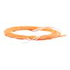 Kivivaka Tenkara PVC Fly Fishing Line, Tapered, 4 m, with Welded Loops, Low Stretch, Nylon Core, Freshwater and Saltwater, Orange view 4