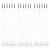 NINMORTH Barbless Hair Rigs, Sizes 6, 8, 10, for Carp Fishing, 30 Pieces with 5.4 kg Braid view 1