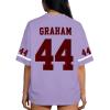Off Campus Briar U Hockey Jersey T-Shirt, Graham 44, Logan 22, Tucker 46 & Di Laurentis 66, Short Sleeve, Purple, L view 2