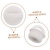 Healeved 10-Piece Rubber Drain Plugs for Laundry Tubs and Sinks, White Replacement Stoppers for Kitchen and Home view 3
