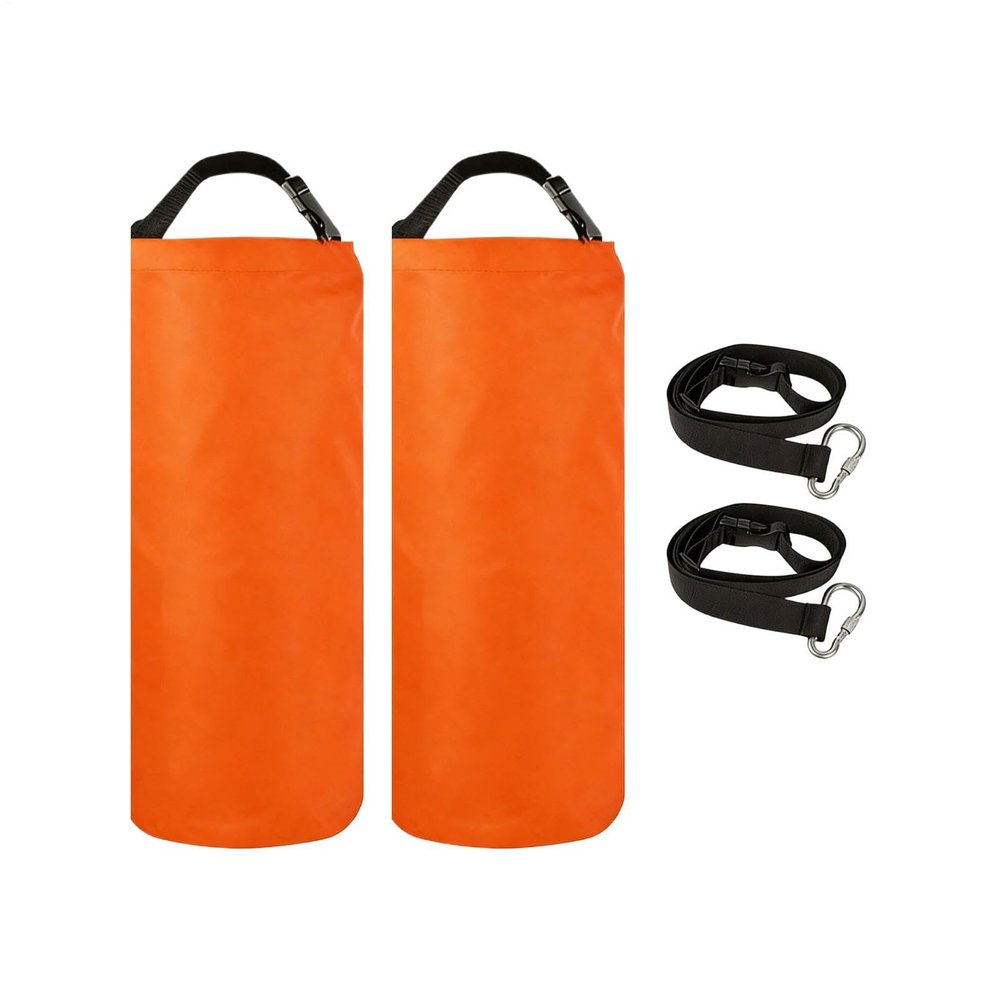 Canopy Sandbags, 11.3 kg, Oxford Fabric, Portable with Carry Straps, 2-Piece Set