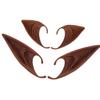 CHILDWEET 2 Pairs Reusable Latex Fairy Ears, Coffee view 1