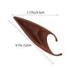 CHILDWEET 2 Pairs Reusable Latex Fairy Ears, Coffee view 2