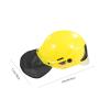 Plastic Cosplay Firefighter Helmet, Yellow Party Helmet view 2