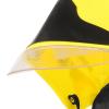 Plastic Cosplay Firefighter Helmet, Yellow Party Helmet view 3