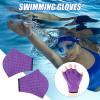 Fingerless Neoprene Swimming Gloves with Wrist Strap view 3