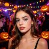 Punk Halloween Costume Face Jewelry Stickers with Silver Coating view 2