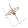 Operitacx Metal Gear Clock Part for Mechanical Alarm Clocks, Improved Gear Components for Precise Timekeeping and Long Service Life view 2