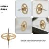 Operitacx Metal Gear Clock Part for Mechanical Alarm Clocks, Improved Gear Components for Precise Timekeeping and Long Service Life view 3