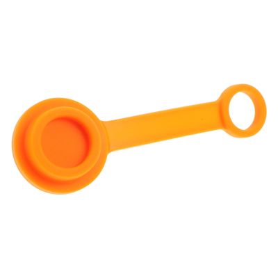 Healeved Silicone Dust Cap for First-Stage Scuba Regulator and Lightweight Hose Protector, Orange