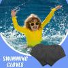 Generic Webbed Swimming Gloves, Neoprene Mitts with Wrist Strap view 2
