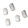 Cabluandry 5-Piece Plastic Worm Gears, 2 mm Press-Fit Shaft, Module 0.5, 6 mm Diameter, 8 mm Length view 1