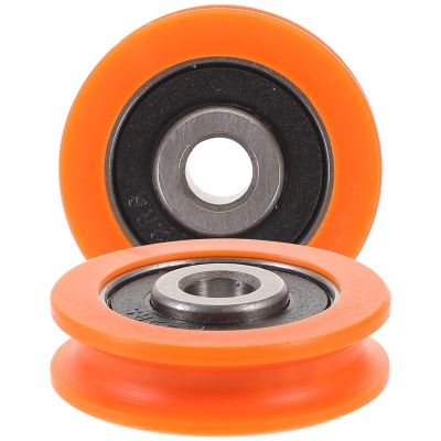 Garneck Grooved Ball Bearings, 1.5-Inch Diameter, 2-Piece Set, Nylon and Steel