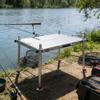Portable Folding Fishing Platform Dock, Lightweight Aluminum Alloy, Multifunctional Deck for Deep-Water Fishing view 2