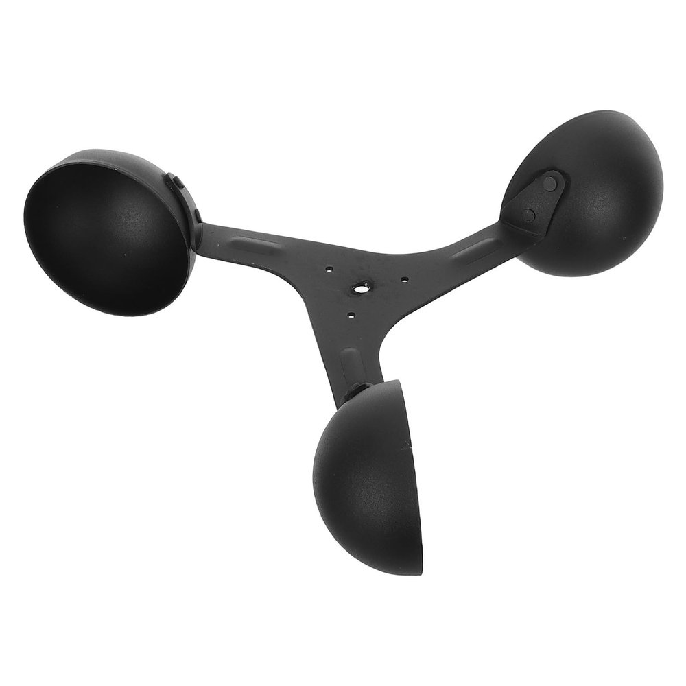 Vaguelly Aluminum Alloy Wind Speed Sensor with 3-Cup Design