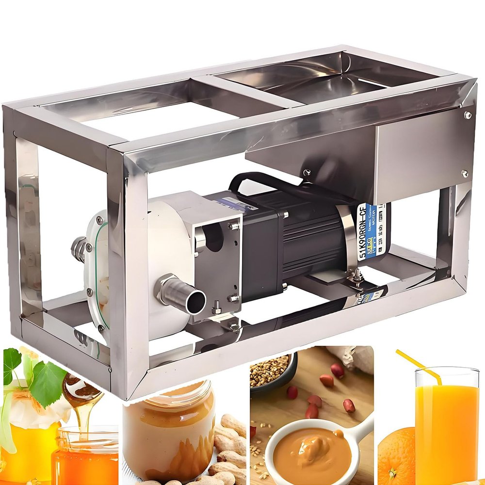 Electric High-Viscosity Liquid Transfer Pump, 6–10 L/min CAM Rotor Pump for Honey, Syrup, and Paste