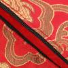 LIGHTAOTAO Red Chinese Scripture Pouch, Brocade-Embroidered Cotton Bag view 4