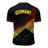 Germany Men's T-Shirt Retro Soccer Jersey with Eagle, 2026 World Cup Fan Tee, Black, XL view 3