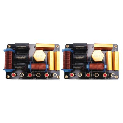 Cryofu 2× 550 W Audio Frequency Divider, 2-Way Speaker Crossover, 15–12-BHnenleistung, High-Power Frequency Divider