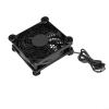 CWOQOCW Efficient USB Cooling Pad with Upward Airflow for Mini PCs, Laptops and Routers, Quiet Operation, Non-Slip Feet, Portable, Single Fan view 3