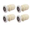 FACAIIO Set of 4 Shower Door Rollers, Nylon-Glass, 19/23/25 mm Diameter view 1