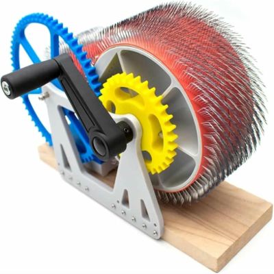 Manual Wool Carding Machine, Drum Carder for Felting