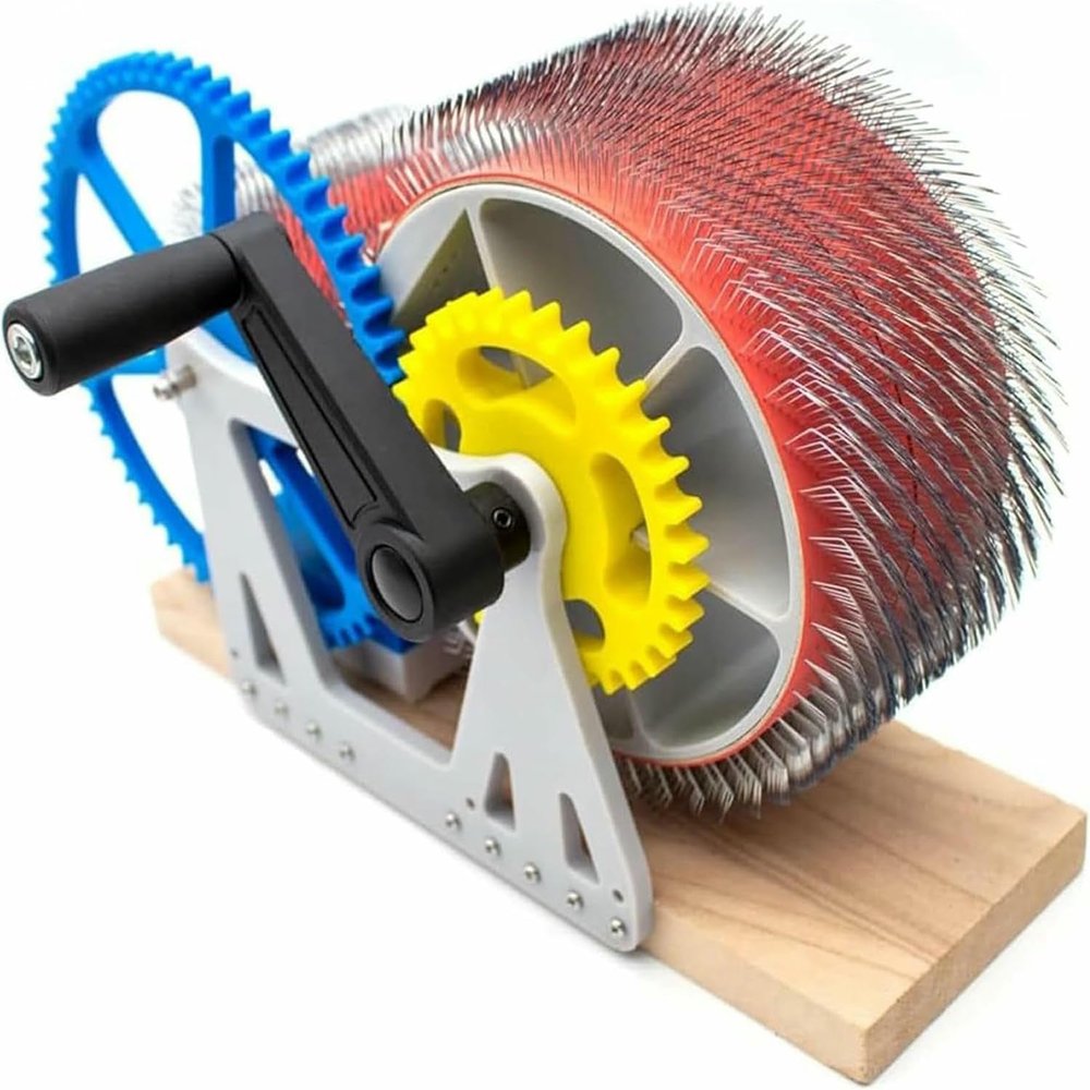 Manual Wool Carding Machine, Drum Carder for Felting