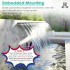 Outdoor Stainless Steel Waterfall Spillway Kit with Corrugated Pipe view 3
