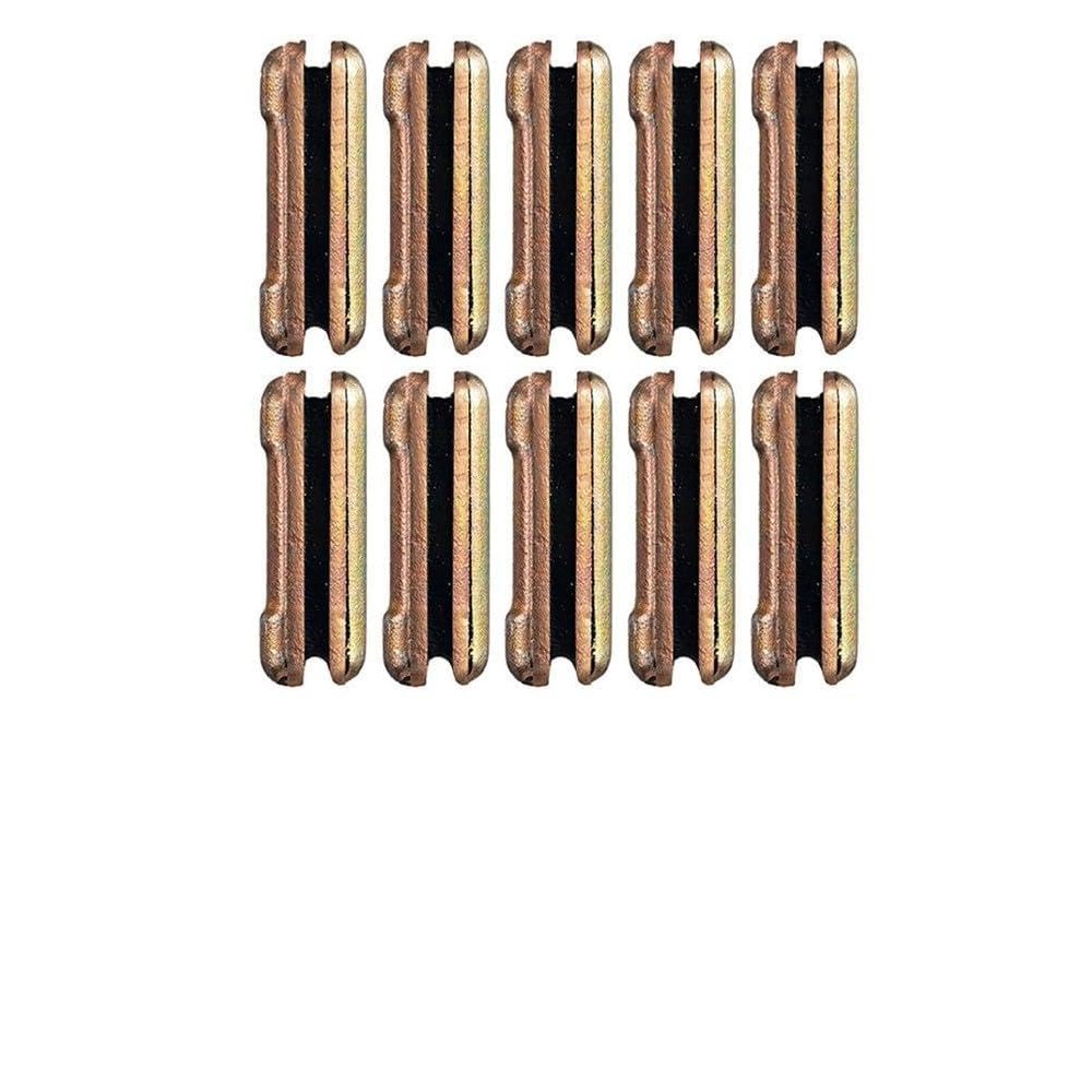 FACAIIO Flexible Metal Pins for Mini Excavators and Skid Steer Loaders, Compatible with T23P D39094 6567620 Bucket Teeth, 10-Pack