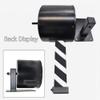 Retractable Crowd Control Belt Barrier, Wall-Mounted Queue Management System view 3