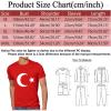 Türkiye T-Shirt 2026 Soccer Shirt for Men, Women & Kids, Unisex Crew Neck, Short Sleeve, #01-06, M view 2