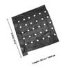 Lurrose 2-Piece Perforated PE Mulch Film, 0.95 x 10 m, Black view 2