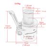 SunsoilGiant Folding Pole Base Upgrade and Replacement Part for Shaft Lock, Black view 3