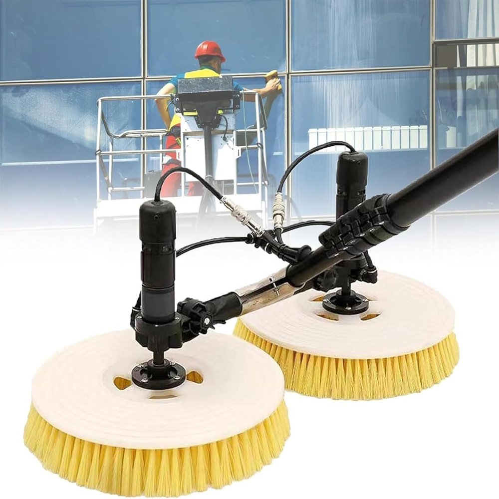Solar Panel Cleaning Brush Set, 65 cm, Dual Head