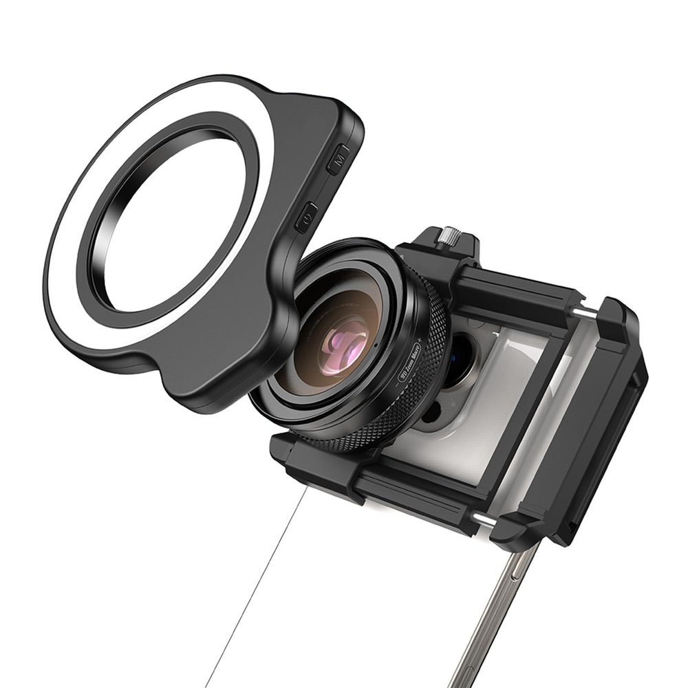 Kalttoy Universal Phone Camera Lens, 10x–20x Magnification, Macro Mode, 45 Light Settings