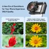 Kalttoy Universal Phone Camera Lens, 10x–20x Magnification, Macro Mode, 45 Light Settings view 2