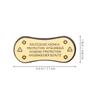 Beavorty 50 Self-Adhesive Protective Labels for Swimsuits and Bikinis, Black PVC view 2