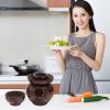 balacoo Ceramic Kimchi Container with Airtight Seal, Practical Home Storage Pot with Oriental-Inspired Modern Design, Assorted Style view 4
