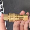 4-Pack 1/4-Inch Bronze Quick-Disconnect Couplings view 4