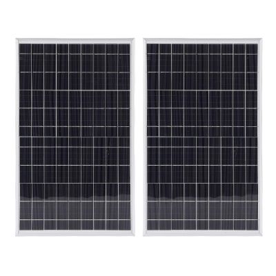 Riuulity 20 W Solar Panel Kit with 100 A Fast Charge Controller for Outdoor Emergencies and Adventures