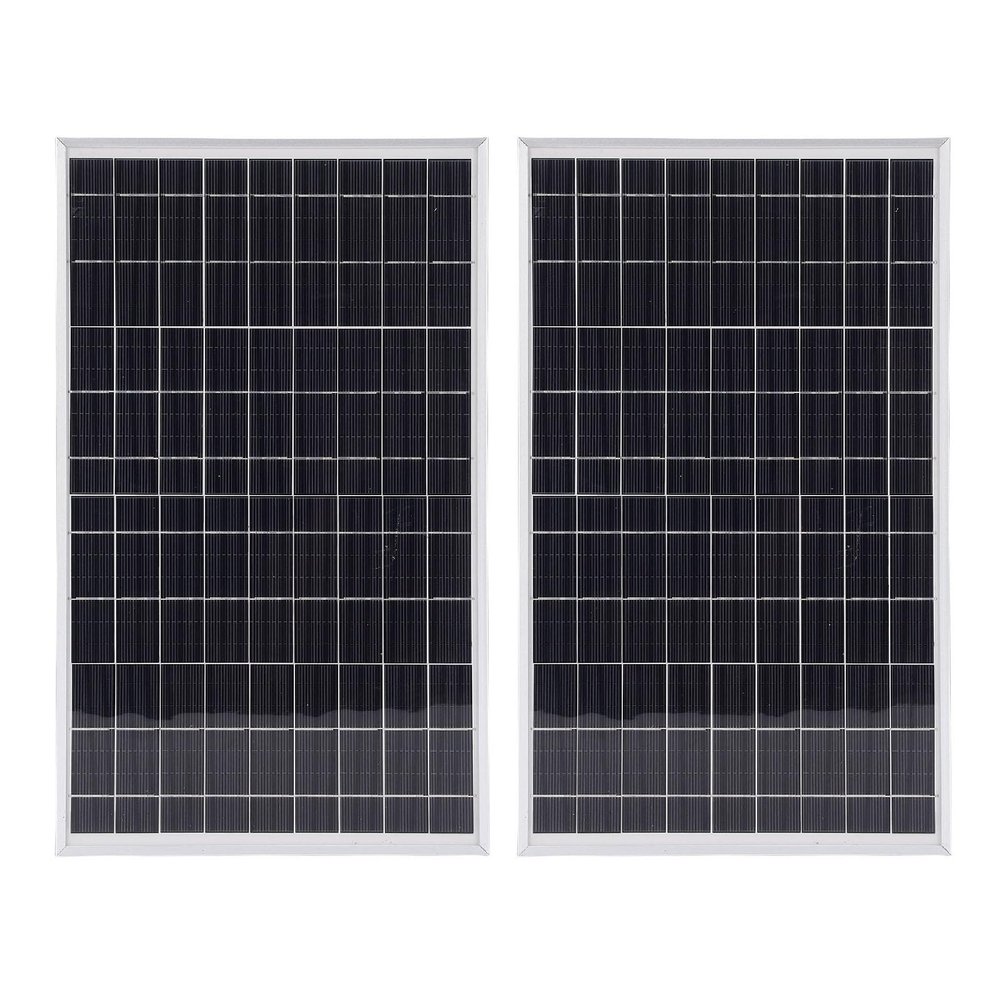 Riuulity 20 W Solar Panel Kit with 100 A Fast Charge Controller for Outdoor Emergencies and Adventures