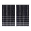 Riuulity 20 W Solar Panel Kit with 100 A Fast Charge Controller for Outdoor Emergencies and Adventures view 1