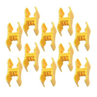 Vaguelly Soccer Field Pole Buckles, Adjustable Height, PP, 10 Pieces