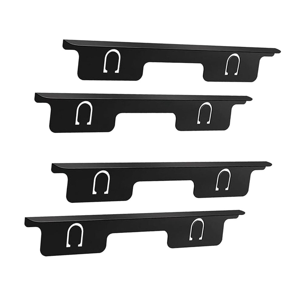 CYDZSRA Extendable Stainless Steel Stove and Countertop Gap Cover, Black, 35 x 5 x 10 cm