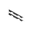 CYDZSRA Extendable Stainless Steel Stove and Countertop Gap Cover, Black, 35 x 5 x 10 cm view 2